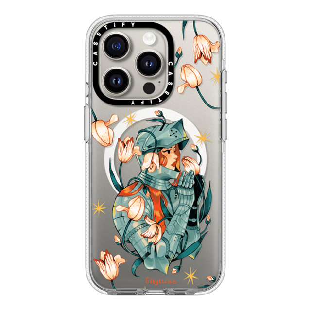 Sibylline Meynet x CASETiFY iPhone 15 Pro ケース クリア クリア ケース MagSafe対応 Chevalière Case