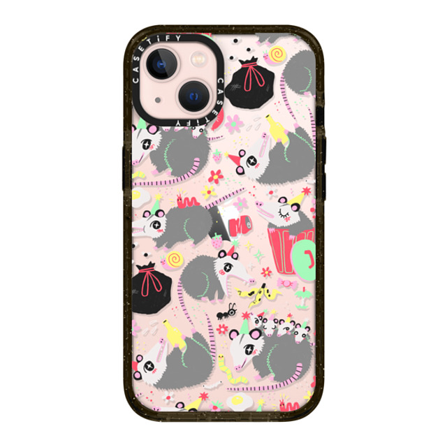 So Lazo x CASETiFY iPhone 13 ケース ブラック インパクトケース Opossum Symposium