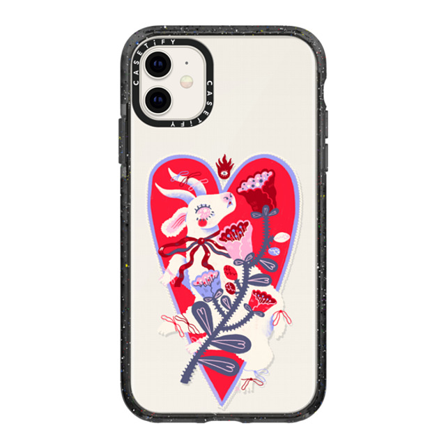 So Lazo x CASETiFY iPhone 11 ケース Animal,Cartoon ブラック インパクトケース GOAT LOVE Back to School So Lazo x CASETiFY iPhone 11 ケース Animal,Cartoon ブラック インパクトケース GOAT LOVE Back to School