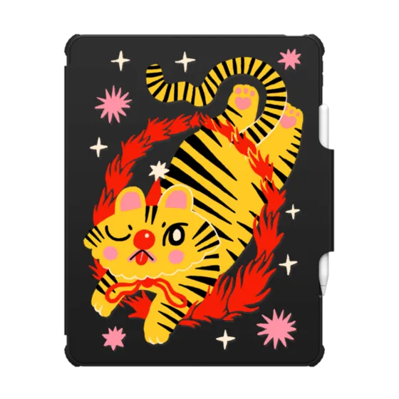 Impact Folio iPad Air 13-inch (M2/M3) Case - CIRCUS TIGER
