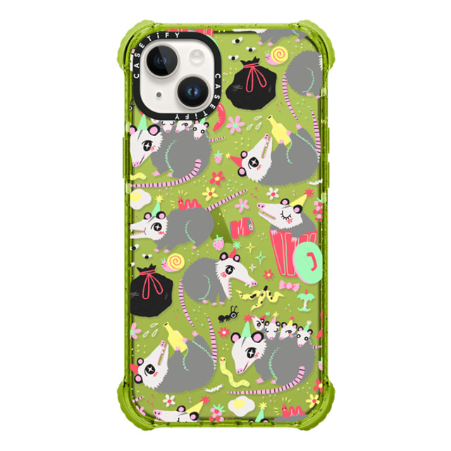 So Lazo x CASETiFY iPhone 14 Plus ケース Kiwi ウルトラインパクトケース Opossum Symposium