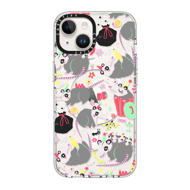 So Lazo x CASETiFY iPhone 14 ケース クリア クリア ケース MagSafe対応 Opossum Symposium