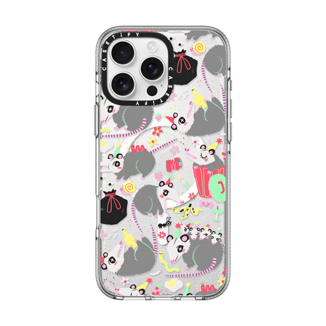 So Lazo x CASETiFY iPhone 16 Pro Max ケース クリア クリア ケース MagSafe対応 Opossum Symposium