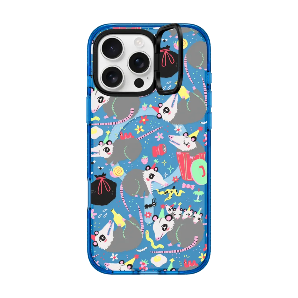 Impact Ring Stand iPhone 16 Pro Max Case MagSafe Compatible - Opossum Symposium