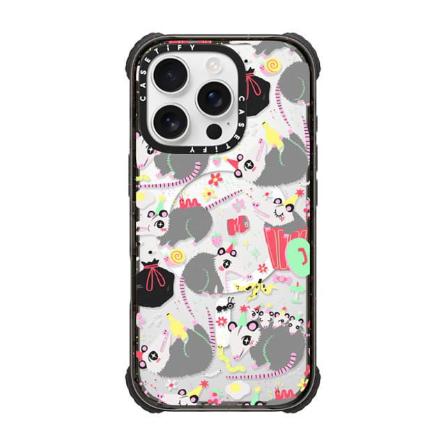 So Lazo x CASETiFY iPhone 16 Pro Case Black ウルトラ インパクトケース MagSafe 対応 Opossum Symposium So Lazo x CASETiFY iPhone 16 Pro Case Black ウルトラ インパクトケース MagSafe 対応 Opossum Symposium