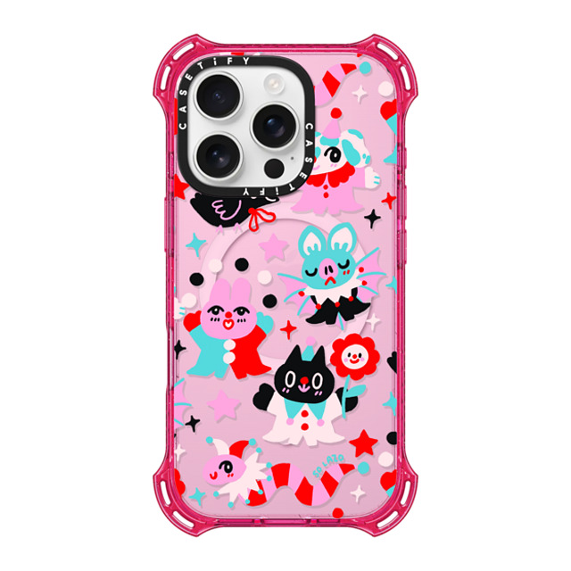 So Lazo x CASETiFY iPhone 16 Pro �P�[�X Yes �v�������[�Y �s���N �o�E���X�P�[�X Circus Show!