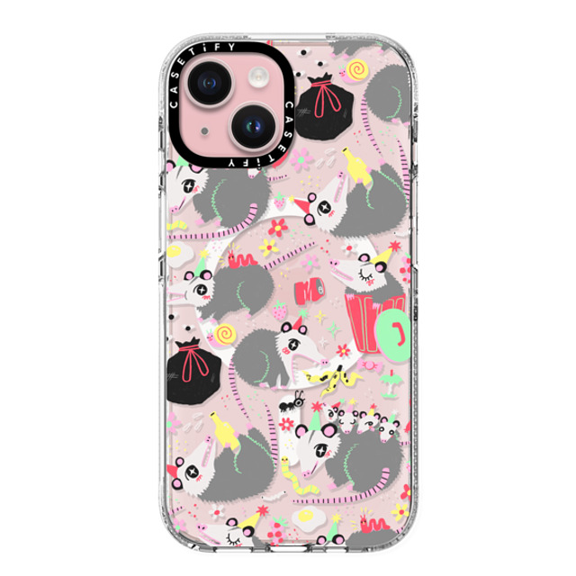 So Lazo x CASETiFY iPhone 15 ケース クリア クリア ケース MagSafe対応 Opossum Symposium