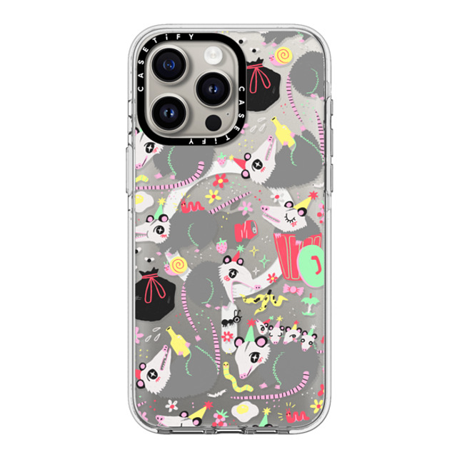 So Lazo x CASETiFY iPhone 15 Pro Max ケース クリア クリア ケース MagSafe対応 Opossum Symposium