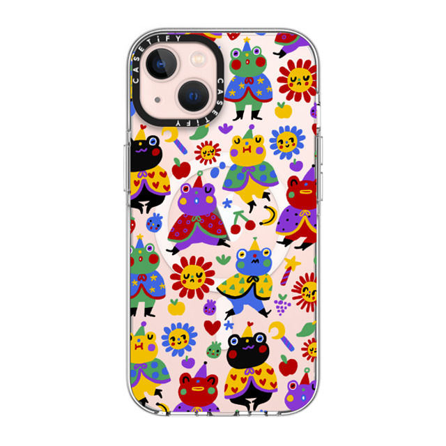So Lazo x CASETiFY iPhone 13 ケース クリア クリア ケース MagSafe対応 FROGGIE WIZARDS