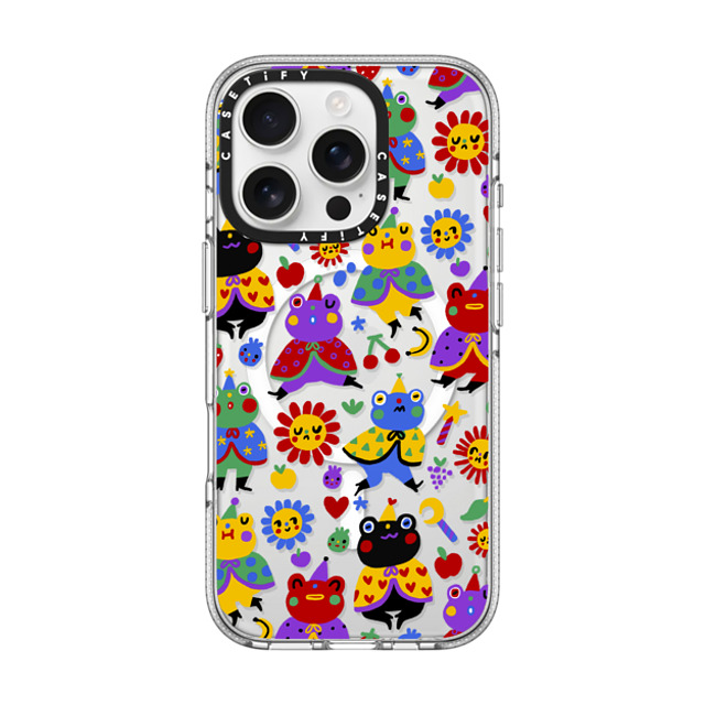So Lazo x CASETiFY iPhone 16 Pro ケース クリア クリア ケース MagSafe対応 FROGGIE WIZARDS