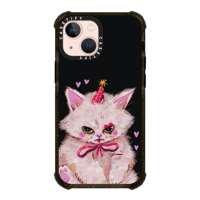 So Lazo x CASETiFY iPhone 13 Mini ケース ブラック ウルトラインパクトケース CLOWN KITTY