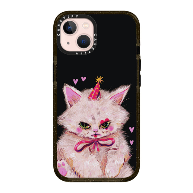 So Lazo x CASETiFY iPhone 13 ケース ブラック インパクトケース CLOWN KITTY