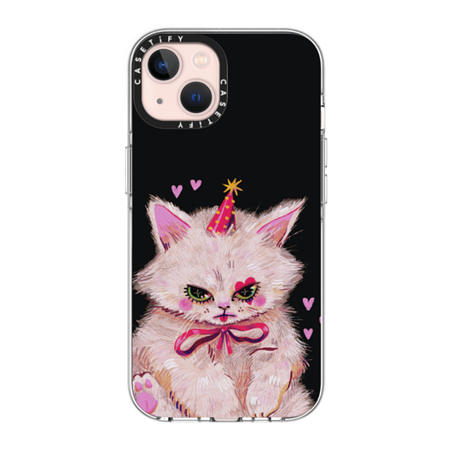 So Lazo x CASETiFY iPhone 13 ケース クリア クリア ケース MagSafe対応 CLOWN KITTY