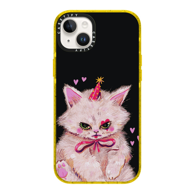 So Lazo x CASETiFY iPhone 14 Plus Case Cat,Animal イエロー インパクトケース CLOWN KITTY Mother's Day So Lazo x CASETiFY iPhone 14 Plus Case Cat,Animal イエロー インパクトケース CLOWN KITTY Mother's Day