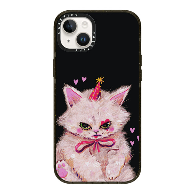 So Lazo x CASETiFY iPhone 14 Plus ケース Cat,Animal ブラック インパクトケース MagSafe対応 CLOWN KITTY Father's Day So Lazo x CASETiFY iPhone 14 Plus ケース Cat,Animal ブラック インパクトケース MagSafe対応 CLOWN KITTY Father's Day