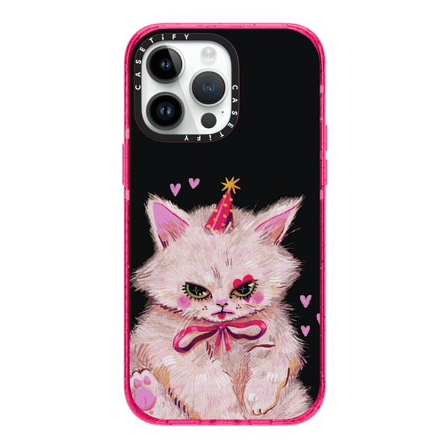 So Lazo x CASETiFY iPhone 14 Pro Max ケース Bubble Gum インパクトケース CLOWN KITTY