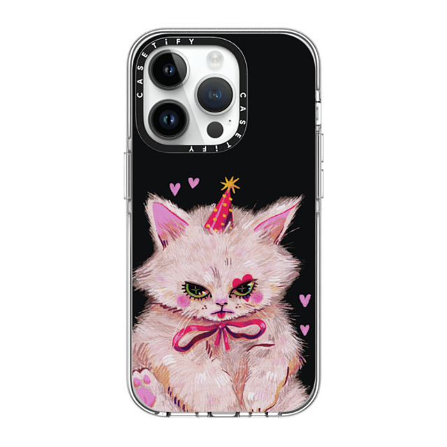 So Lazo x CASETiFY iPhone 14 Pro ケース クリア クリア ケース MagSafe対応 CLOWN KITTY