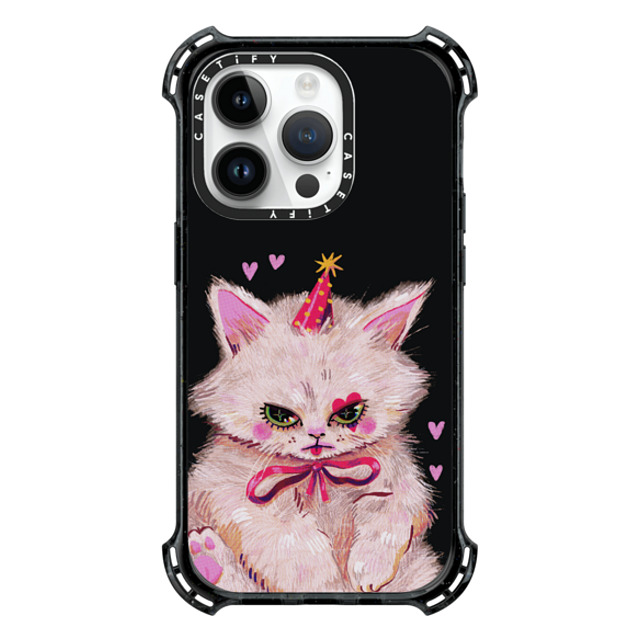 So Lazo x CASETiFY iPhone 14 Pro Case Black バウンスケース CLOWN KITTY So Lazo x CASETiFY iPhone 14 Pro Case Black バウンスケース CLOWN KITTY