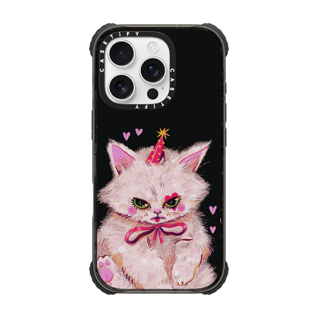 So Lazo x CASETiFY iPhone 16 Pro Case Black ウルトラ インパクトケース MagSafe 対応 CLOWN KITTY So Lazo x CASETiFY iPhone 16 Pro Case Black ウルトラ インパクトケース MagSafe 対応 CLOWN KITTY