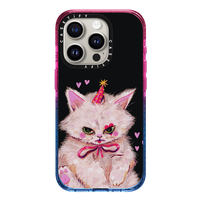 So Lazo x CASETiFY iPhone 15 Pro ケース Cotton Candy インパクトケース MagSafe対応 CLOWN KITTY