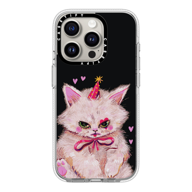 So Lazo x CASETiFY iPhone 15 Pro ケース クリア クリア ケース MagSafe対応 CLOWN KITTY