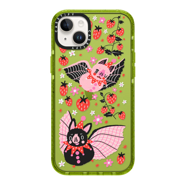 So Lazo x CASETiFY iPhone 14 Plus ケース Kiwi インパクトケース STRAWBERRY BATS