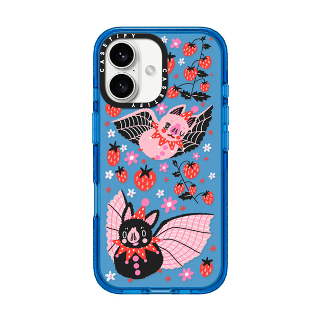 So Lazo x CASETiFY iPhone 16 Case スカイブルー Impact Case STRAWBERRY BATS So Lazo x CASETiFY iPhone 16 Case スカイブルー Impact Case STRAWBERRY BATS