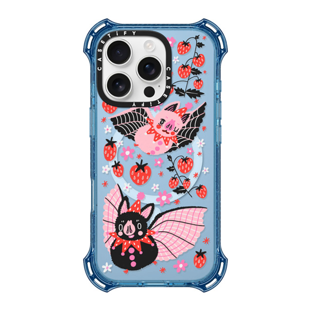 So Lazo x CASETiFY iPhone 16 Pro Case ベイビーブルー バウンスケース STRAWBERRY BATS So Lazo x CASETiFY iPhone 16 Pro Case ベイビーブルー バウンスケース STRAWBERRY BATS