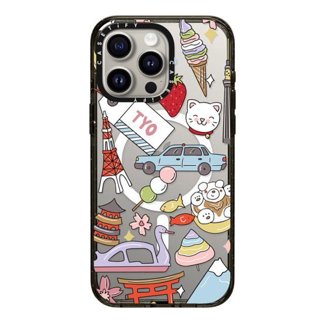 Megan McKean x CASETiFY iPhone 15 Pro Max Case Sticker,Summer ブラック インパクトケース MagSafe対応 Tokyo by Megan McKean Mother's Day Megan McKean x CASETiFY iPhone 15 Pro Max Case Sticker,Summer ブラック インパクトケース MagSafe対応 Tokyo by Megan McKean Mother's Day