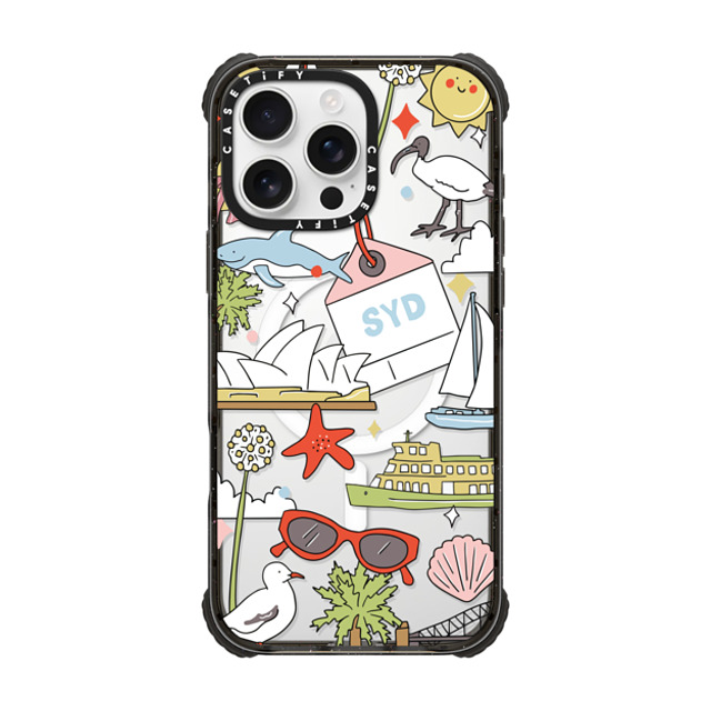Megan McKean x CASETiFY iPhone 16 Pro Max Case Black ウルトラ インパクトケース MagSafe 対応 Sydney by Megan McKean Megan McKean x CASETiFY iPhone 16 Pro Max Case Black ウルトラ インパクトケース MagSafe 対応 Sydney by Megan McKean