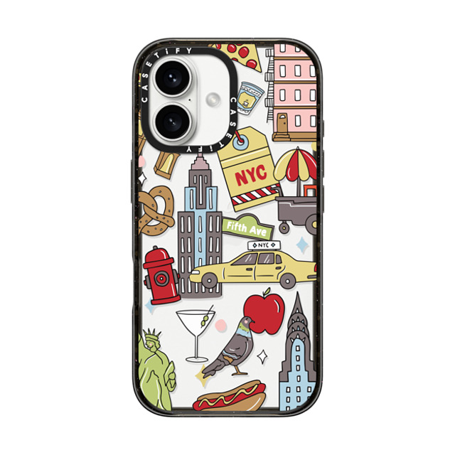 Megan McKean x CASETiFY iPhone 16 Case Sticker,Summer Black Impact Case New York by Megan McKean Father's Day Megan McKean x CASETiFY iPhone 16 Case Sticker,Summer Black Impact Case New York by Megan McKean Father's Day