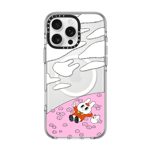 Minstudio x CASETiFY iPhone 16 Pro Max Case Bunny,Animal Clear Clear Case MagSafe Compatible Daydreams by Minstudio Mother's Day Minstudio x CASETiFY iPhone 16 Pro Max Case Bunny,Animal Clear Clear Case MagSafe Compatible Daydreams by Minstudio Mother's Day