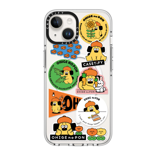 Makoto Kanazawa x CASETiFY iPhone 14 ケース クリア クリア ケース MagSafe対応 Sticker Case