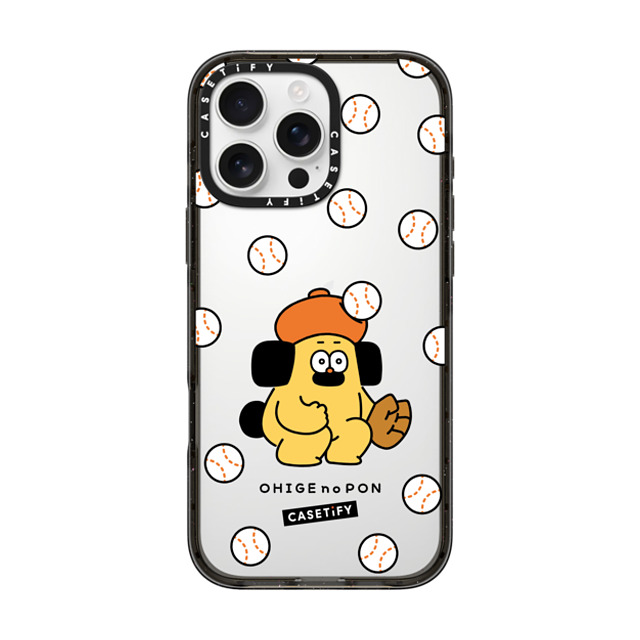 Makoto Kanazawa x CASETiFY iPhone 16 Pro Max ケース ブラック インパクトケース Baseball Case Back to School Makoto Kanazawa x CASETiFY iPhone 16 Pro Max ケース ブラック インパクトケース Baseball Case Back to School