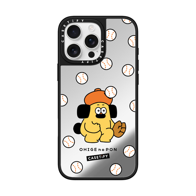 Makoto Kanazawa x CASETiFY iPhone 16 Pro Max ケース Silver on Black ミラーケース MagSafe対応 Baseball Case Back to School Makoto Kanazawa x CASETiFY iPhone 16 Pro Max ケース Silver on Black ミラーケース MagSafe対応 Baseball Case Back to School
