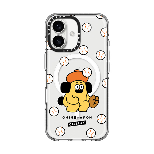 Makoto Kanazawa x CASETiFY iPhone 16 Case Clear Clear Case MagSafe Compatible Baseball Case Father's Day Makoto Kanazawa x CASETiFY iPhone 16 Case Clear Clear Case MagSafe Compatible Baseball Case Father's Day