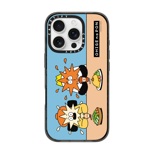 Makoto Kanazawa x CASETiFY iPhone 16 Pro ケース ブラック インパクトケース MagSafe対応 Wow Case Back to School Makoto Kanazawa x CASETiFY iPhone 16 Pro ケース ブラック インパクトケース MagSafe対応 Wow Case Back to School