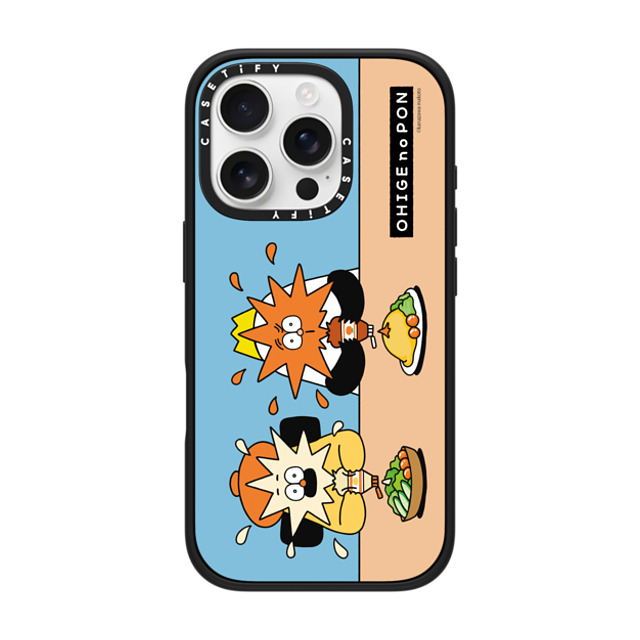Makoto Kanazawa x CASETiFY iPhone 16 Pro ケース マットブラック インパクトケース MagSafe対応 Wow Case Back to School Makoto Kanazawa x CASETiFY iPhone 16 Pro ケース マットブラック インパクトケース MagSafe対応 Wow Case Back to School