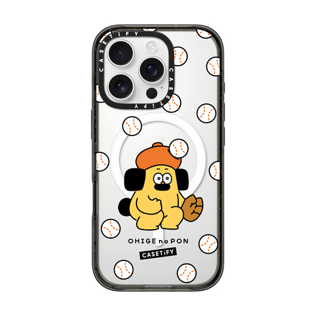 Makoto Kanazawa x CASETiFY iPhone 16 Pro Case Black Impact Case MagSafe Compatible Baseball Case Father's Day Makoto Kanazawa x CASETiFY iPhone 16 Pro Case Black Impact Case MagSafe Compatible Baseball Case Father's Day