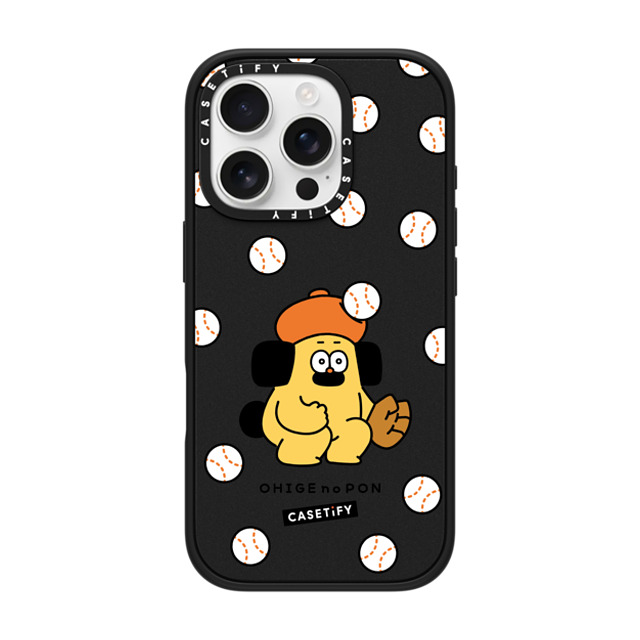 Makoto Kanazawa x CASETiFY iPhone 16 Pro ケース マットブラック インパクトケース MagSafe対応 Baseball Case Back to School Makoto Kanazawa x CASETiFY iPhone 16 Pro ケース マットブラック インパクトケース MagSafe対応 Baseball Case Back to School