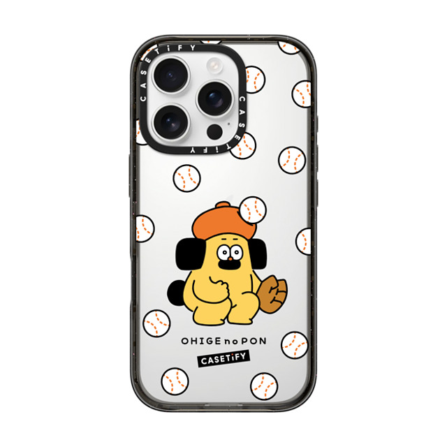 Makoto Kanazawa x CASETiFY iPhone 16 Pro ケース ブラック インパクトケース Baseball Case Back to School Makoto Kanazawa x CASETiFY iPhone 16 Pro ケース ブラック インパクトケース Baseball Case Back to School