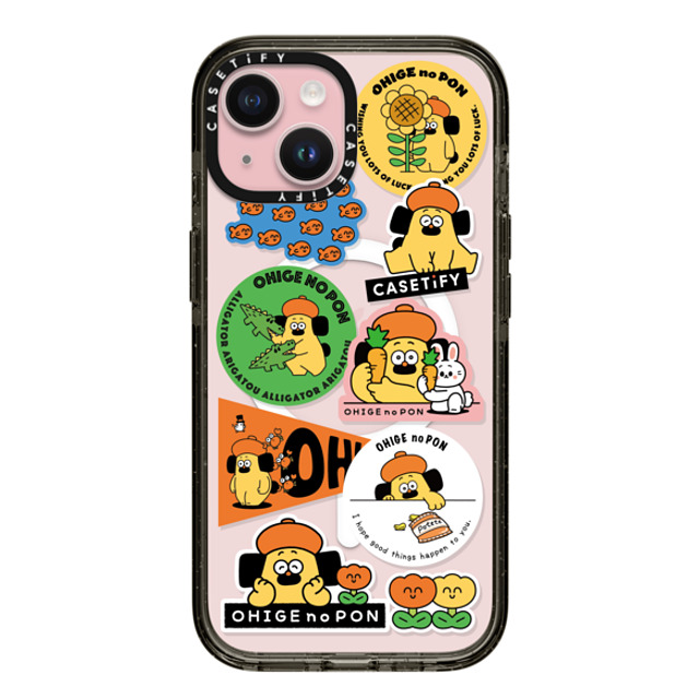 Makoto Kanazawa x CASETiFY iPhone 15 Case Black Impact Case MagSafe Compatible Sticker Case Back to School Makoto Kanazawa x CASETiFY iPhone 15 Case Black Impact Case MagSafe Compatible Sticker Case Back to School