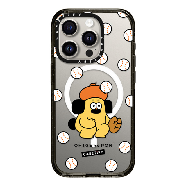 Makoto Kanazawa x CASETiFY iPhone 15 Pro ケース ブラック インパクトケース MagSafe対応 Baseball Case Back to School Makoto Kanazawa x CASETiFY iPhone 15 Pro ケース ブラック インパクトケース MagSafe対応 Baseball Case Back to School
