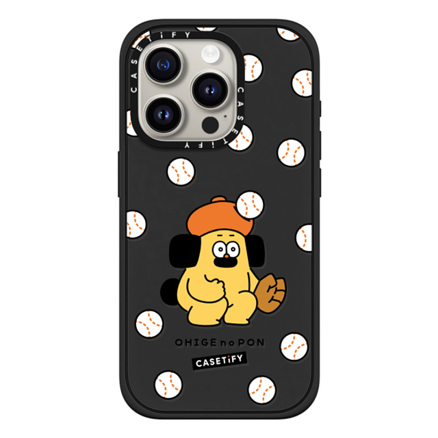Makoto Kanazawa x CASETiFY iPhone 15 Pro ケース マットブラック インパクトケース MagSafe対応 Baseball Case Back to School Makoto Kanazawa x CASETiFY iPhone 15 Pro ケース マットブラック インパクトケース MagSafe対応 Baseball Case Back to School