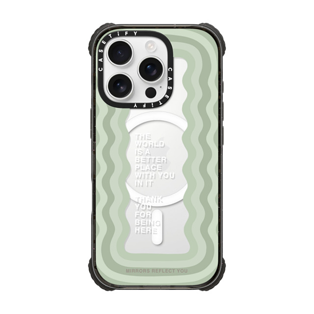 Mirrors Reflect You x CASETiFY iPhone 16 Pro Case Black ウルトラ インパクトケース MagSafe 対応 better with you Mirrors Reflect You x CASETiFY iPhone 16 Pro Case Black ウルトラ インパクトケース MagSafe 対応 better with you
