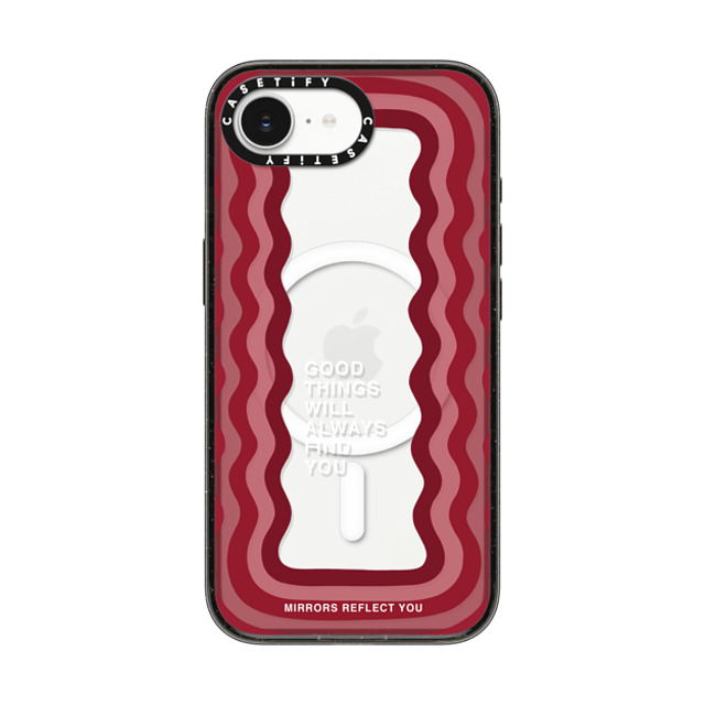 Mirrors Reflect You x CASETiFY iPhone 16e ケース ブラック インパクトケース MagSafe対応 Good Things Back to School Mirrors Reflect You x CASETiFY iPhone 16e ケース ブラック インパクトケース MagSafe対応 Good Things Back to School