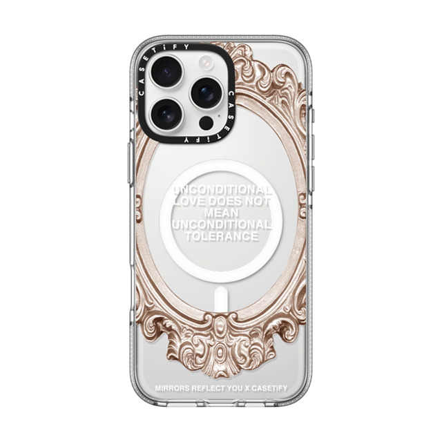 Mirrors Reflect You x CASETiFY iPhone 16 Pro Max Case Quote,Typography Clear Clear Case MagSafe Compatible Unconditional. Mother's Day Mirrors Reflect You x CASETiFY iPhone 16 Pro Max Case Quote,Typography Clear Clear Case MagSafe Compatible Unconditional. Mother's Day