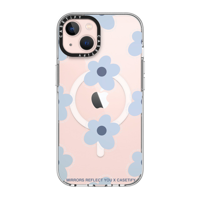 Mirrors Reflect You x CASETiFY iPhone 13 ケース クリア クリア ケース MagSafe対応 I Hope