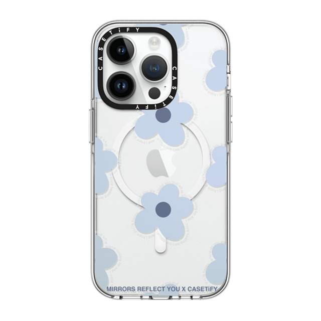 Mirrors Reflect You x CASETiFY iPhone 14 Pro ケース クリア クリア ケース MagSafe対応 I Hope