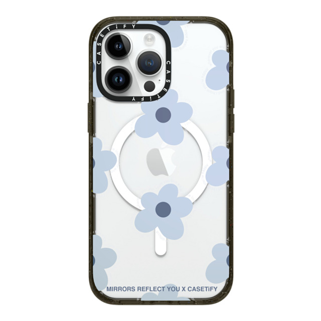 Mirrors Reflect You x CASETiFY iPhone 14 Pro Max ケース ブラック インパクトケース MagSafe対応 I Hope